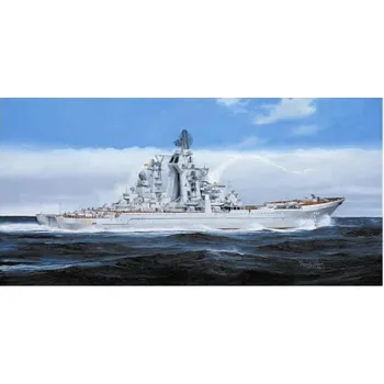 Plastikový model Russian battlecruiser Admiral Ushakov (ex-Kirov) - Trumpeter 04520
