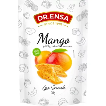 Sušené ovoce Lyofilizované Mango Dr.Ensa 30 g (Mango sušené mrazem)