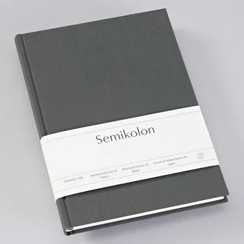 Notebook Classic A5 ruled lava stone