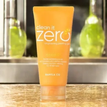 Přípravek na čištění pleti a oči Banila Co - Clean It Zero Brightening Peeling Gel - Čisticí peelingový gel s olejem z mandarinkové kůry - 120 ml