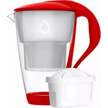 Filtrační konvice Dafi Crystal unimax 2 l - červená + filtr zdarma