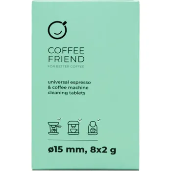 Příprava kávy Amicum Team Ltd. Coffee Friend čistící tablety pro kávovary 8x2g
