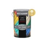 HOSTAGRUND Prim 3v1 základní i vrchní barva na kov S2177 odstín 0155 Antracit RAL 7016 4 l