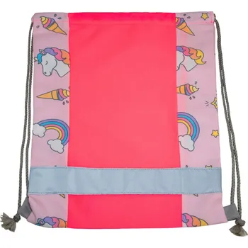 Nákupní taška Korntex Vak Action GYMACT, rozměr 30x40cm, sportovní, dětský COT76MACTagv99-neon pink/u UNI Růžová neon