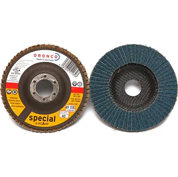 Brusný kotouč Lamelový brusný kotouč 115mm DRONCO Zrnitost 40