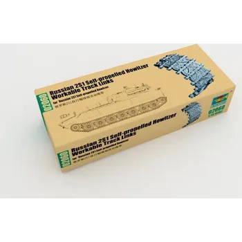 Plastikový model Russian 2S1 Self-propelled Howitzer Workable Track Links - Trumpeter 02060
