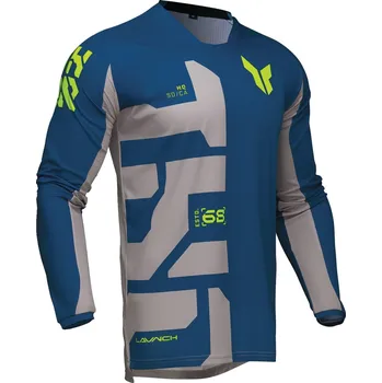 Moto dres THOR JERSEY LAUNCH FORGE BLUE Velikost: L