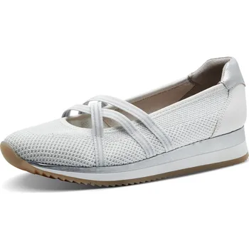 Dámské polobotky Dámské baleríny JANA 8-22173/42 bílé šíře H bílá 36