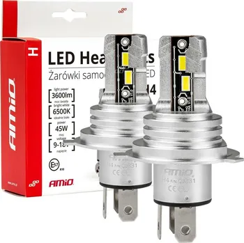 Žárovka LED autožárovky H4 bílá, 9-18V, 2225 lm - 2 ks