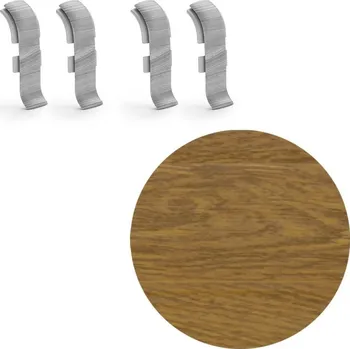 soklová lišta NOVÁK Spojka k soklové liště PVC Carlo 56x23 4ks NGTFR3