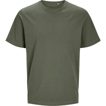 pracovní tričko Jack & Jones Tričko Classic Unisex Tee, těžká bavlna, krátký rukáv, unisex COT427526anw01-beetle gree S Zelená beetle