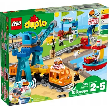 Stavebnice LEGO LEGO Duplo 10875 Nákladní vlak