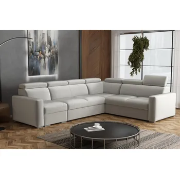 Sedací souprava Falco Sedací souprava Petrit V pravá Paros světle šedá