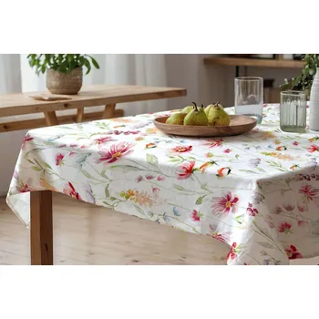 ubrus DARRÉ Bavlněný ubrus Květy Velikost: 100 x 100