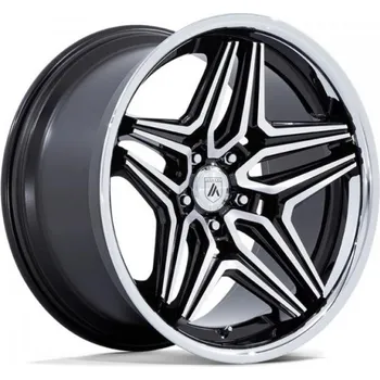 Alu kolo Asanti Black Alu kola Asanti Black AB046 DUKE 10.5x20 BLANK ET18 Gloss Black Machined 72.6
