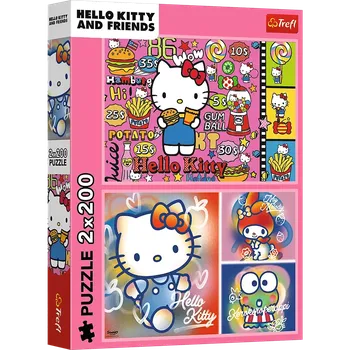 Puzzle TREFL 2x200 Hello Kitty a přátelé