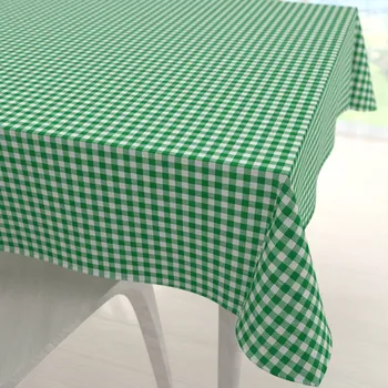 ubrus Bavlněný čtvercový ubrus Sandra SA-058 Zeleno-bílé kostičky 50x50 cm