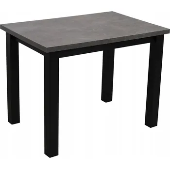 Jídelní stůl Kuchyňský stůl BIRD Meble obdélníkový černý 70 x 100 x 76 cm
