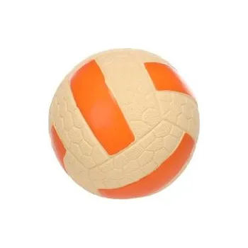 Hračka pro psa Flamingo hračka pro psa míček průměr 7,5 cm latex béžová