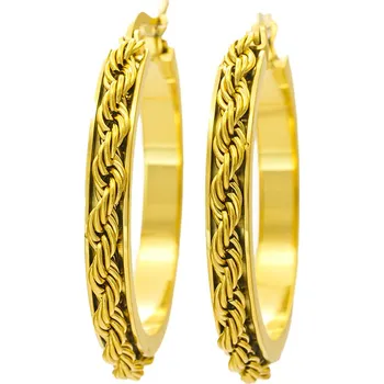 Náušnice BRUNOshop.cz Náušnice Kruhy VALIS GOLD