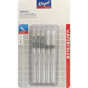 Umělecký štětec Sada štětců štětce na akvarel 5 kusů