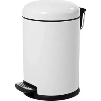 Odpadkový koš CURAQUA 434298 Odpadkový koš 5 l bílý