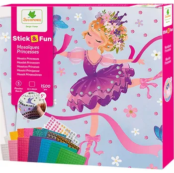 kreativní sada Stick & Fun - mozaika - princezny baletky