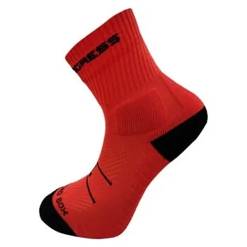 Pánské ponožky OFFROAD SOX cyklistické ponožky červená 35-38