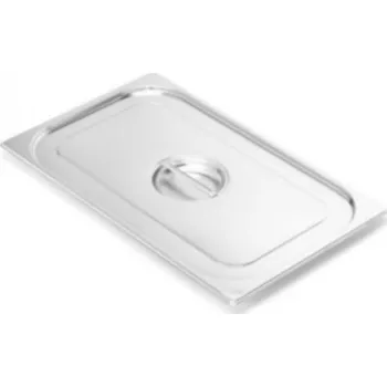 Plech na pečení TOMGAST Víko s výřezem na naběračku na gastronádoby na gastronádoby s úchyty GN 1/1