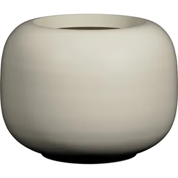 Květináč Květináč Sphere Low, hedvábně bílá, více velkostí - Pottery Pots Velikost: S - ⌀ 45,6, v. 34,4 cm