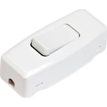 spínač NE-AD1012 Spínač mezišňůrový, bílý