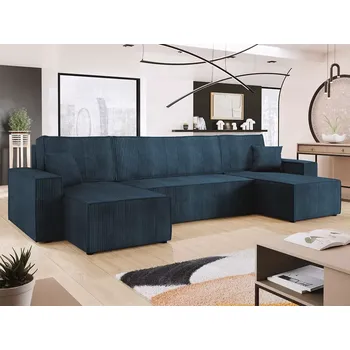 Sedací souprava Rozkládací rohová sedačka PALOMINO U modrá