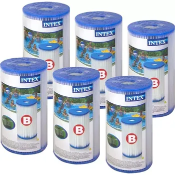 Bazénová filtrace INTEX FILTRY ČERPADLA 6 ks Typ B 29 005