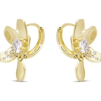 Náušnice Náušnice květinky se zirkonem, 3454