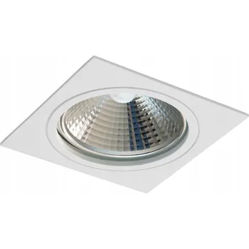 Obraz BÍLÉ SVÍTIDLO ČTVEREC HLINÍKOVÉ GU10 PEVNÉ AR111 ES111