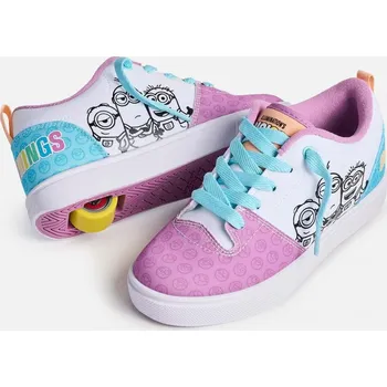 Kolečkové brusle Heelys X Minions - Minions Ezzential White/Purple/Sky Blue - koloboty Velikost boty: 33