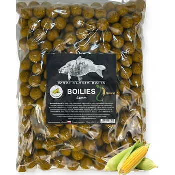 Boilies Boilies 3KG Wratislavia Baits KUKUŘICE 24 mm