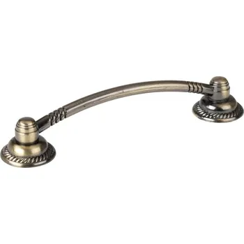 Nábytkové kování Walteco Nábytkové madlo Sapri, 121 × 23 mm, kov, bronz, zlatá, 4 ks 7713