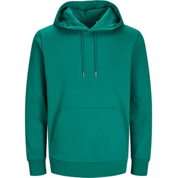 pracovní mikina Jack & Jones Mikina s kapucí Classic Hood, unisex COT423902anx05-alpine gree 2XL Zelená alpine