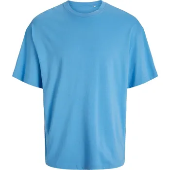 pracovní tričko Jack & Jones Tričko Classic Oversize T, oversize, krátký rukáv, unisex COT42391116204-azure blue XL Modrá azurově