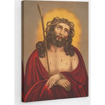 Obraz Fotoobraz s náboženským motivem na plátně, vertikální Ježíš Kristus Syn Boží 40x60 cm