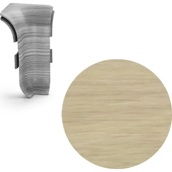 soklová lišta NOVÁK Vnitřní roh k soklové liště PVC dub unikát 56x23 NGTWR1