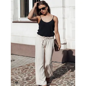 Světle béžové letní kalhoty MADDIE UY2131 Velikost: ONE SIZE