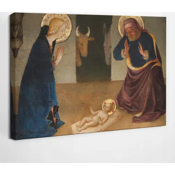 Obraz Fotoobraz s náboženským motivem na plátně Nástěnná Dekorace Svatá Rodina 30x20 cm