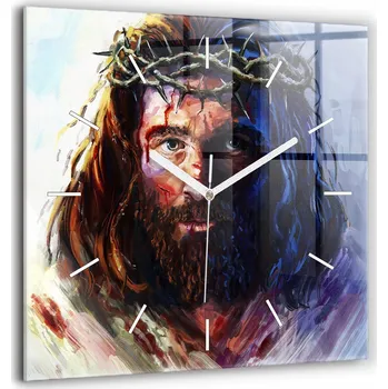 Hodiny Nástěnné hodiny SacroArte, odstíny hnědé, 60 cm