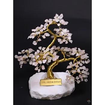 Drahý kámen Magieprirody.cz Růženín stromeček štěstí 17 cm - L1 - #216