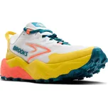 BROOKS Dámské běžecké boty CALDERA 8 bit of blue/quince/flame - bíložluté Velikost EU: 36,5