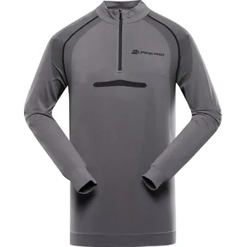 Pánská móda Alpine Pro SEAM ŠEDÁ PÁNSKÉ FUNKČNÍ PRÁDLO - TRIKO XS-S