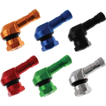 Bezdušové ventily AL moto BL25MS, průměr 11,3 mm, pro motocykly, různé barvy - Ferdus Varianta: černý