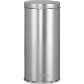 Dóza na potraviny Xavax Barista dóza na kávové/ čajové kapsle a jiné, kovová, stříbrná